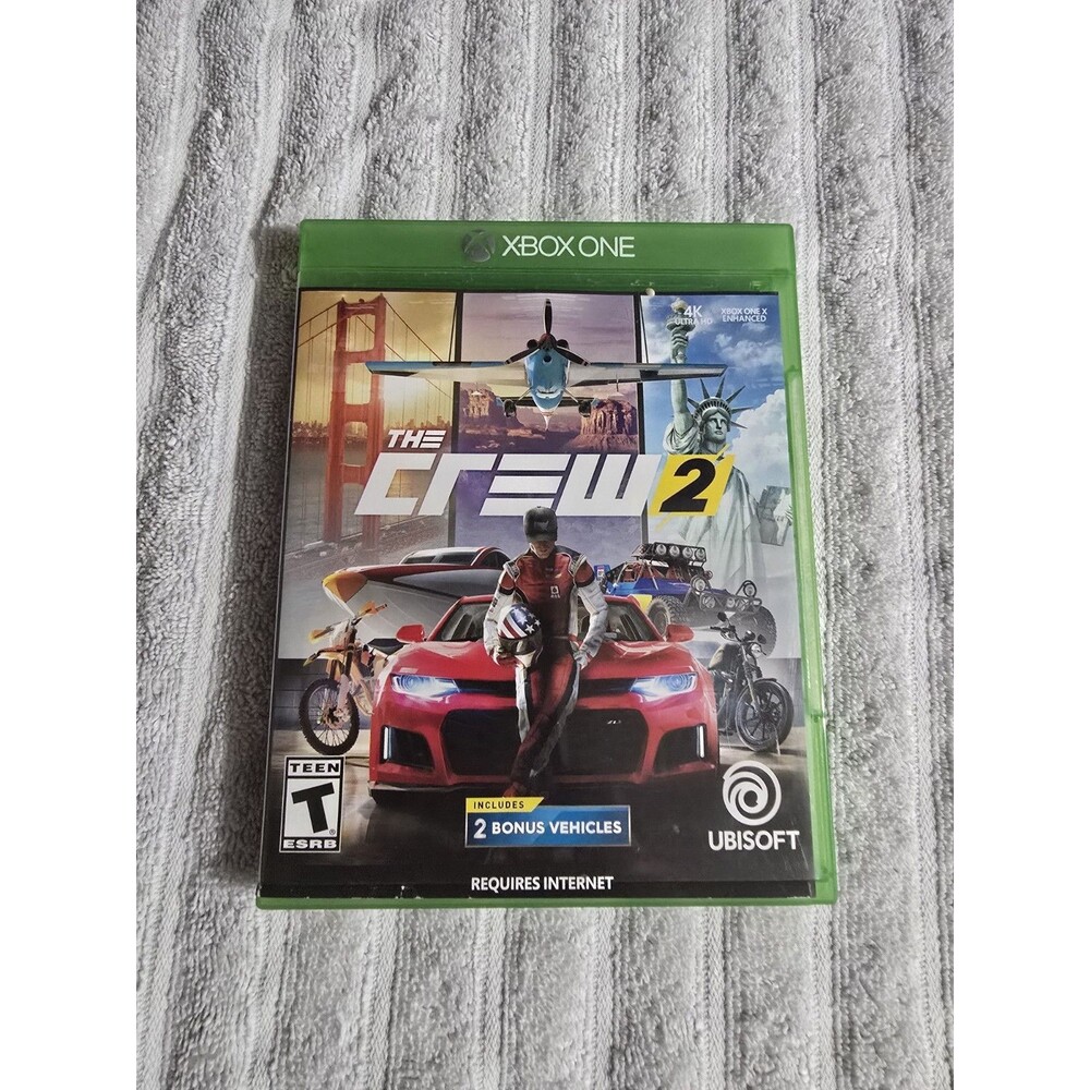 The Crew 2 Xbox One Racing Adventure Game Ubisoft Teen Multiplayer